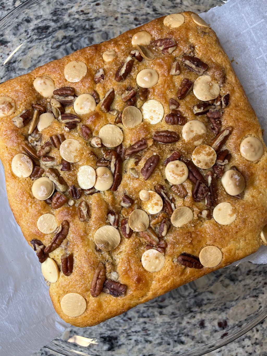 Snacking Cakes Recipe #3: Browned Butter, Pecan, and White Chocolate Cake
